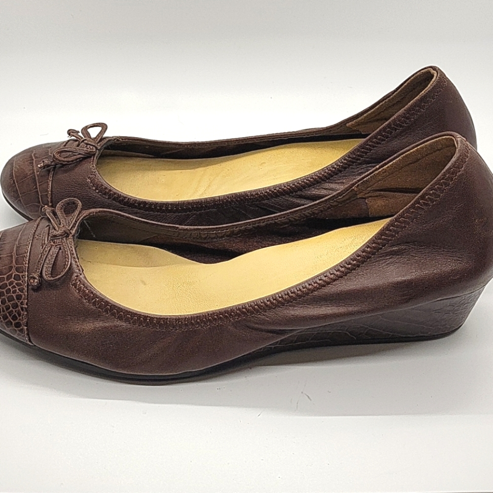 Cole Haan Brown Leather Shoes D38365 Size 8 1/2 - Picture 4 of 6